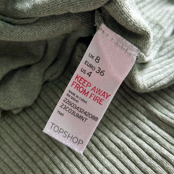 Topshop Knitted Scoop Neck Cardigan ALT ASO Hermione Granger - Picture 5 of 8